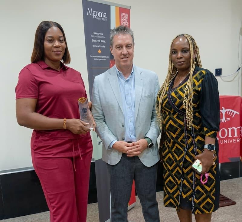 The Xlinks team meeting the Vice President of International Affairs and Recruitment for Algoma University, Canada